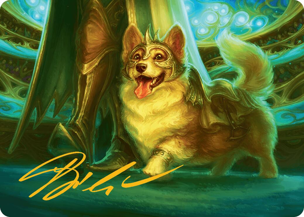 District Mascot Art Card (30/54) (Gold-Stamped Signature) [Aetherdrift Art Series] - Magic: The Gathering - Card Brawlers | Quebec | Canada |
