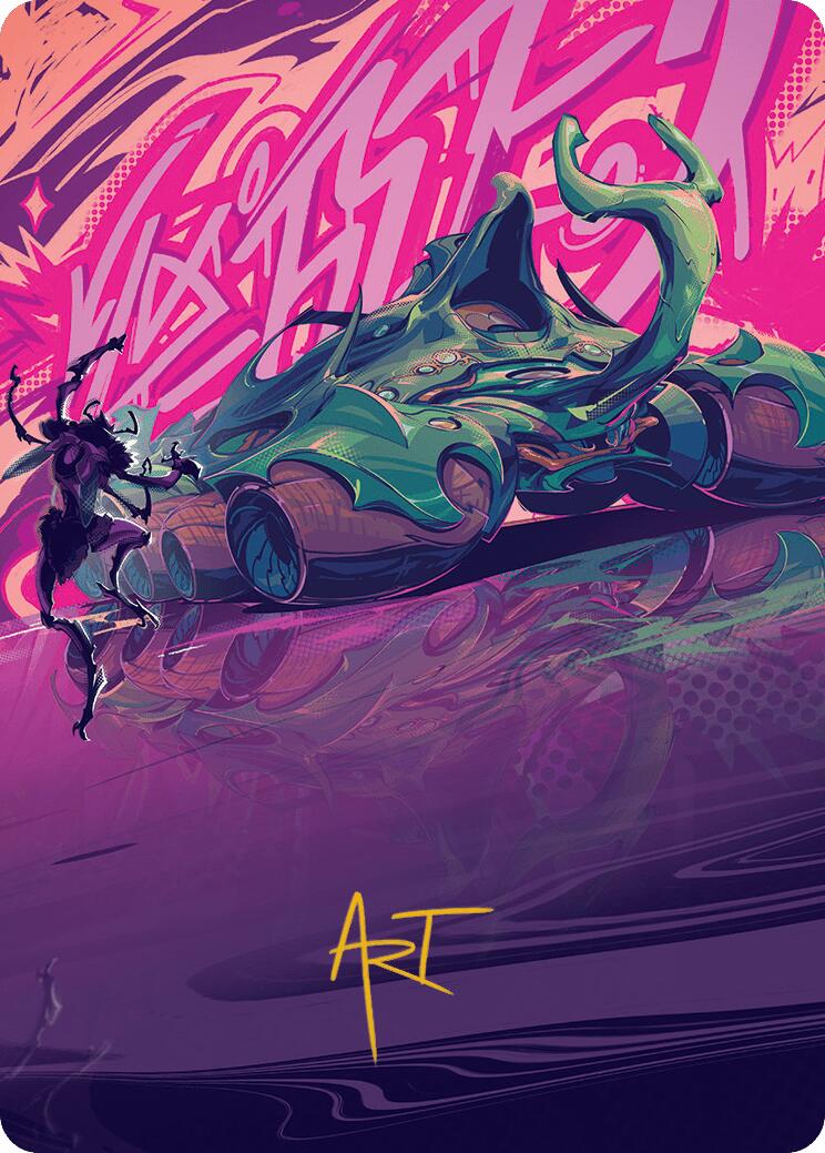 Earthrumbler Art Card (Gold-Stamped Signature) [Aetherdrift Art Series] - Magic: The Gathering - Card Brawlers | Quebec | Canada |