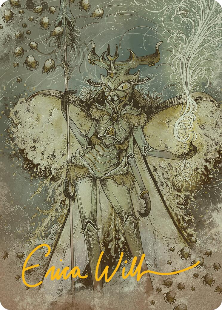 Aatchik, Emerald Radian Art Card (6/54) (Gold-Stamped Signature) [Aetherdrift Art Series] - Magic: The Gathering - Card Brawlers | Quebec | Canada |
