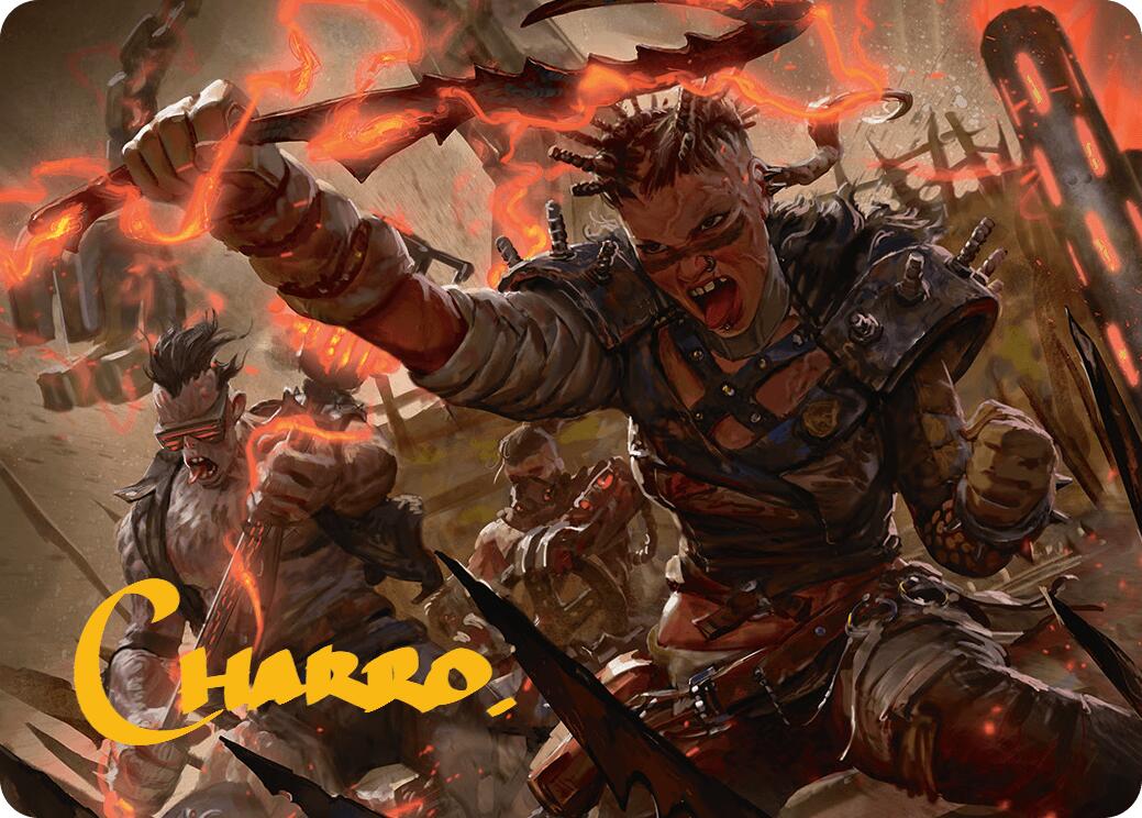 Far Fortune, End Boss Art Card (11/54) (Gold-Stamped Signature) [Aetherdrift Art Series] - Magic: The Gathering - Card Brawlers | Quebec | Canada |