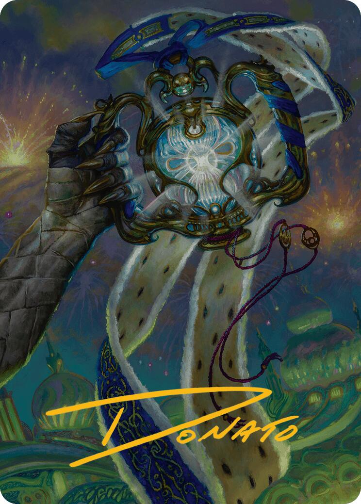 The Aetherspark Art Card (Gold-Stamped Signature) [Aetherdrift Art Series] - Magic: The Gathering - Card Brawlers | Quebec | Canada |
