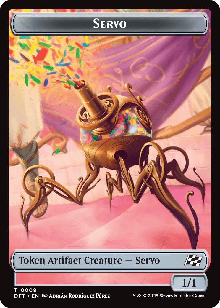 Servo // Thopter (0009) Double-Sided Token [Aetherdrift Tokens] - Magic: The Gathering - Card Brawlers | Quebec | Canada |
