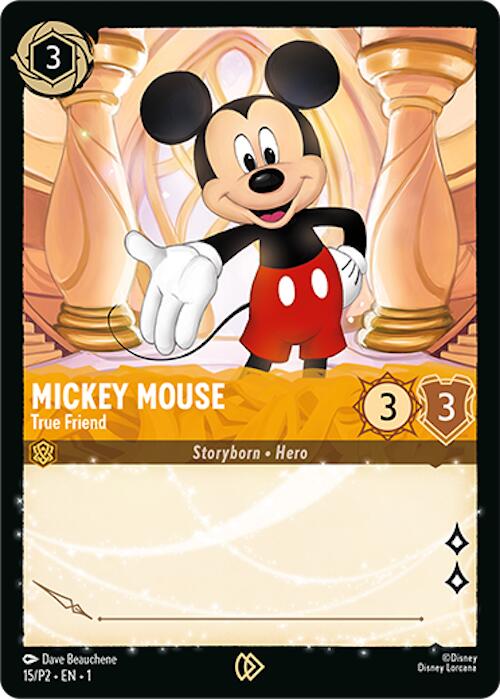 Mickey Mouse - True Friend (15) [Promo Cards] - Disney - Card Brawlers | Quebec | Canada |
