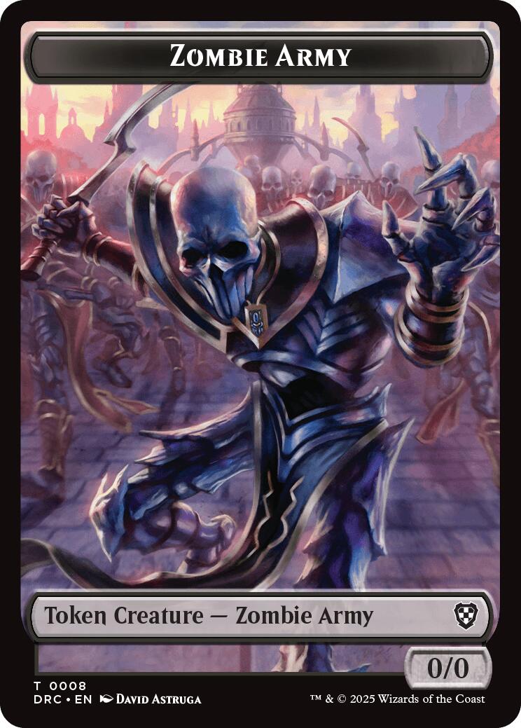 Zombie Army // Shapeshifter Double-Sided Token [Aetherdrift Commander Tokens] - Magic: The Gathering - Card Brawlers | Quebec | Canada |