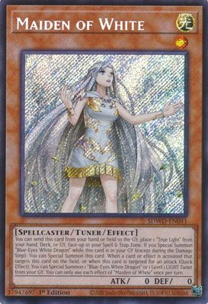 Maiden of White (Secret Rare) [SDWD-EN041] Secret Rare - Yu-Gi-Oh! - Card Brawlers | Quebec | Canada |