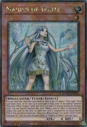 Maiden of White (Quarter Century Secret Rare) [SDWD-EN041] Quarter Century Secret Rare - Yu-Gi-Oh! - Card Brawlers | Quebec | Canada |