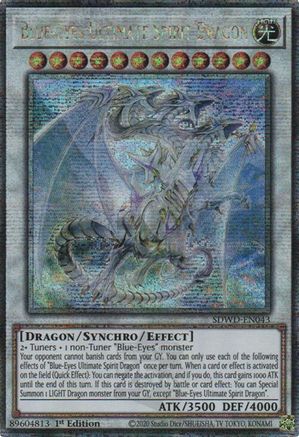 Blue-Eyes Ultimate Spirit Dragon (Quarter Century Secret Rare) [SDWD-EN043] Quarter Century Secret Rare - Yu-Gi-Oh! - Card Brawlers | Quebec | Canada |