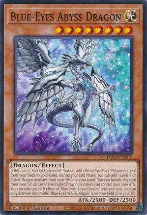 Blue-Eyes Abyss Dragon [SDWD-EN007] Common - Yu-Gi-Oh! - Card Brawlers | Quebec | Canada |