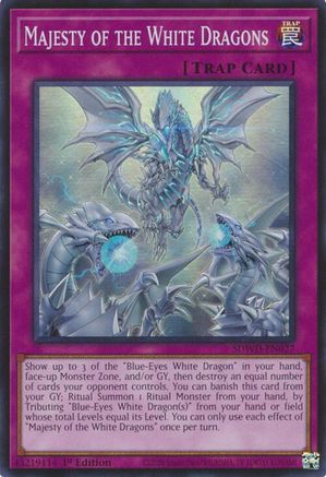 Majesty of the White Dragons [SDWD-EN027] Super Rare - Yu-Gi-Oh! - Card Brawlers | Quebec | Canada |