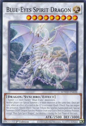 Blue-Eyes Spirit Dragon [SDWD-EN038] Common - Yu-Gi-Oh! - Card Brawlers | Quebec | Canada |
