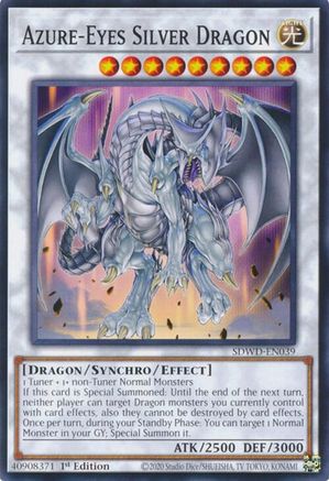 Azure-Eyes Silver Dragon [SDWD-EN039] Common - Yu-Gi-Oh! - Card Brawlers | Quebec | Canada |