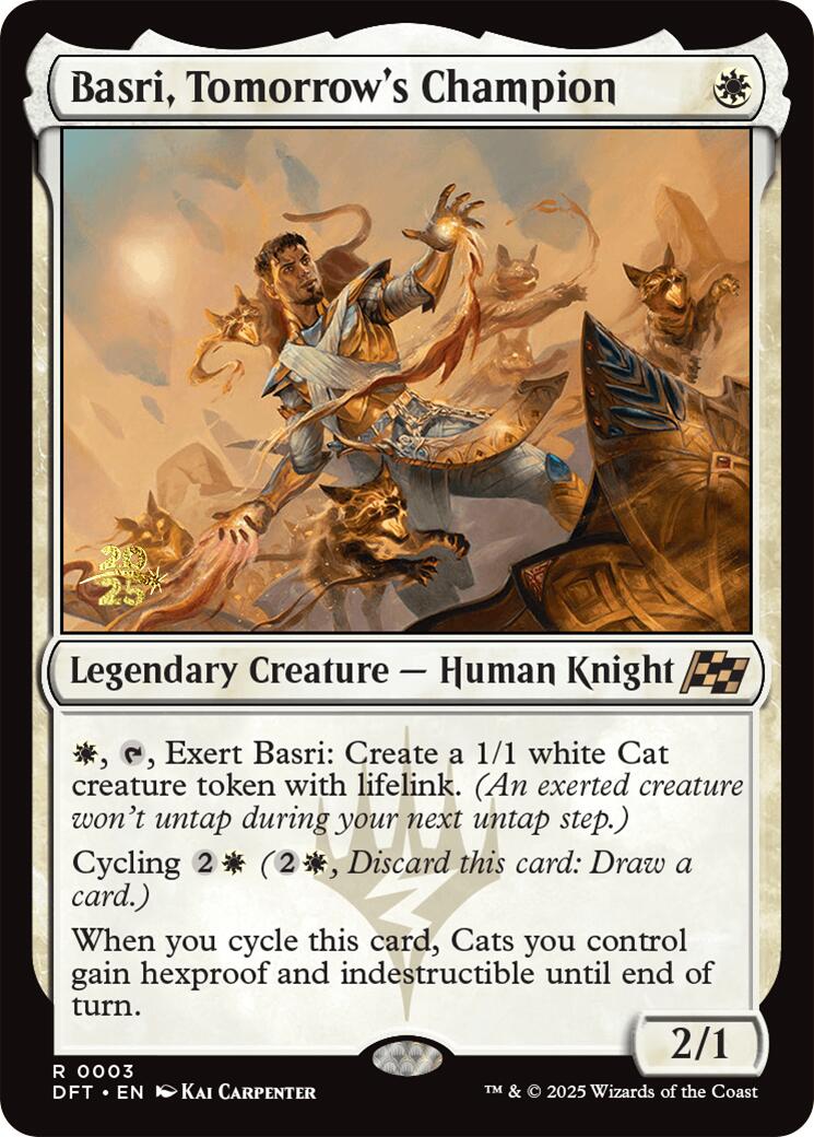Basri, Tomorrow's Champion [Aetherdrift Prerelease Promos] - Magic: The Gathering - Card Brawlers | Quebec | Canada |