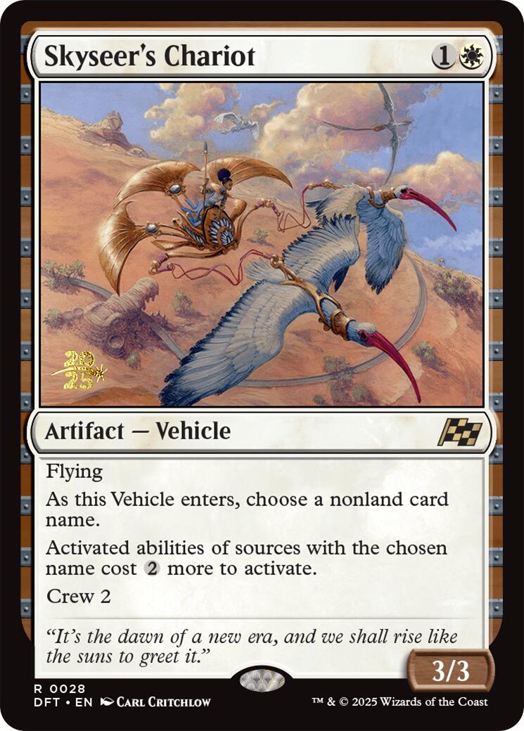 Skyseer's Chariot [Aetherdrift Prerelease Promos] - Magic: The Gathering - Card Brawlers | Quebec | Canada |