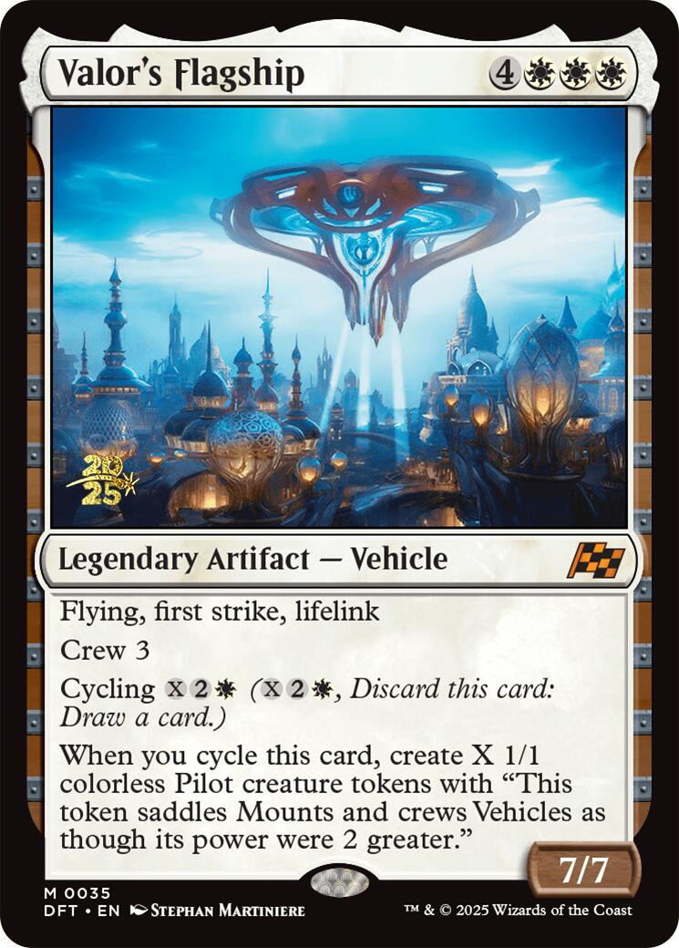 Valor's Flagship [Aetherdrift Prerelease Promos] - Magic: The Gathering - Card Brawlers | Quebec | Canada |