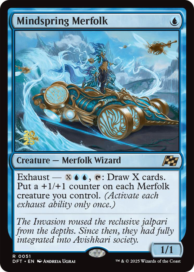 Mindspring Merfolk [Aetherdrift Prerelease Promos] - Magic: The Gathering - Card Brawlers | Quebec | Canada |