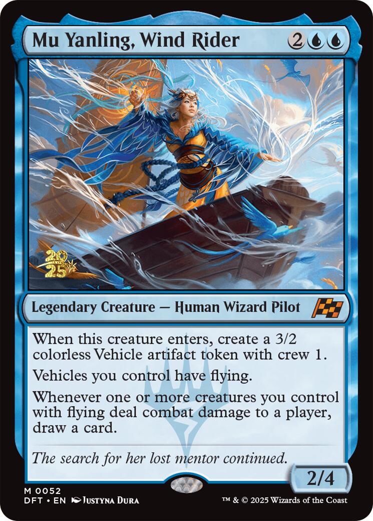 Mu Yanling, Wind Rider [Aetherdrift Prerelease Promos] - Magic: The Gathering - Card Brawlers | Quebec | Canada |