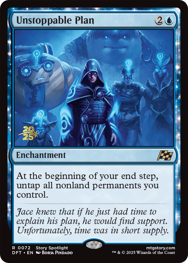 Unstoppable Plan [Aetherdrift Prerelease Promos] - Magic: The Gathering - Card Brawlers | Quebec | Canada |