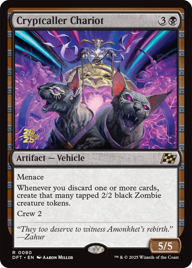 Cryptcaller Chariot [Aetherdrift Prerelease Promos] - Magic: The Gathering - Card Brawlers | Quebec | Canada |