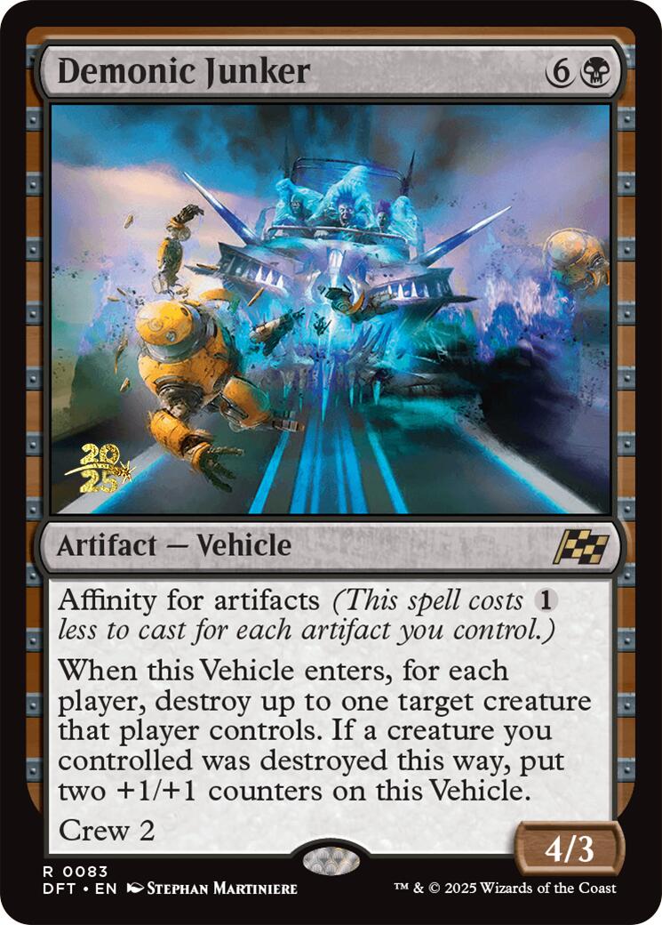 Demonic Junker [Aetherdrift Prerelease Promos] - Magic: The Gathering - Card Brawlers | Quebec | Canada |