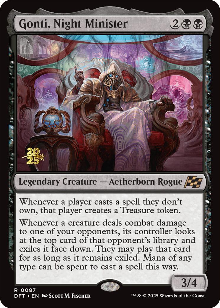Gonti, Night Minister [Aetherdrift Prerelease Promos] - Magic: The Gathering - Card Brawlers | Quebec | Canada |