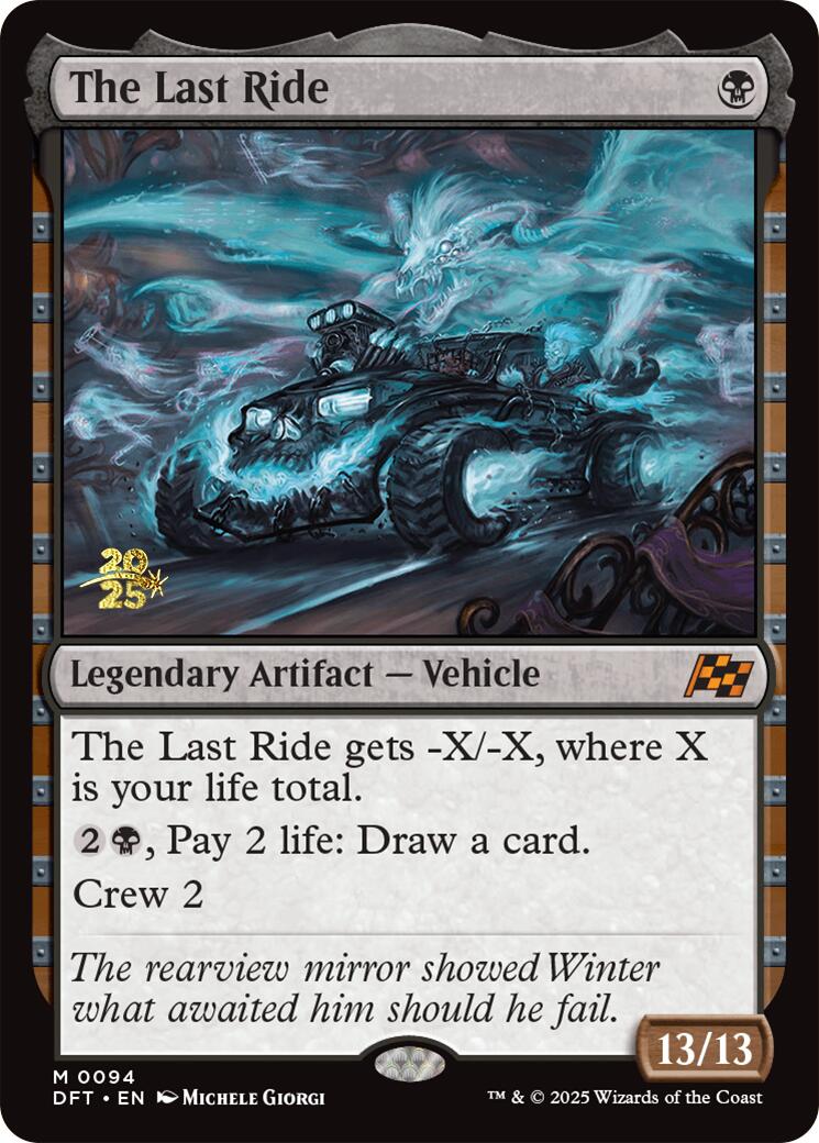 The Last Ride [Aetherdrift Prerelease Promos] - Magic: The Gathering - Card Brawlers | Quebec | Canada |