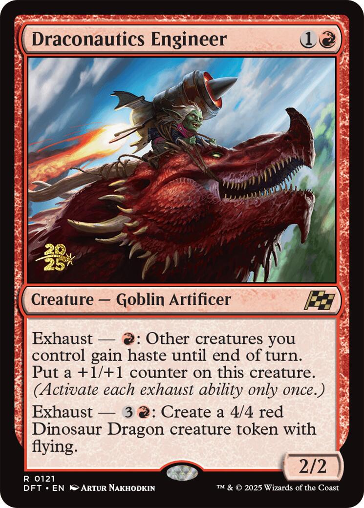 Draconautics Engineer [Aetherdrift Prerelease Promos] - Magic: The Gathering - Card Brawlers | Quebec | Canada |