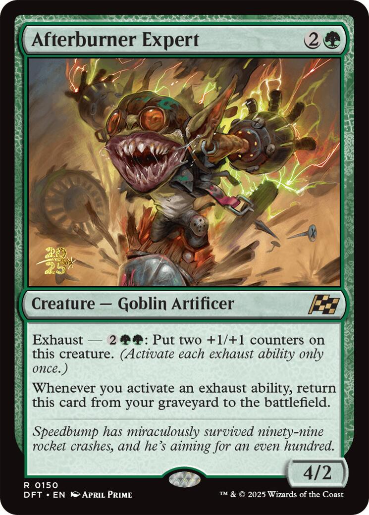 Afterburner Expert [Aetherdrift Prerelease Promos] - Magic: The Gathering - Card Brawlers | Quebec | Canada |