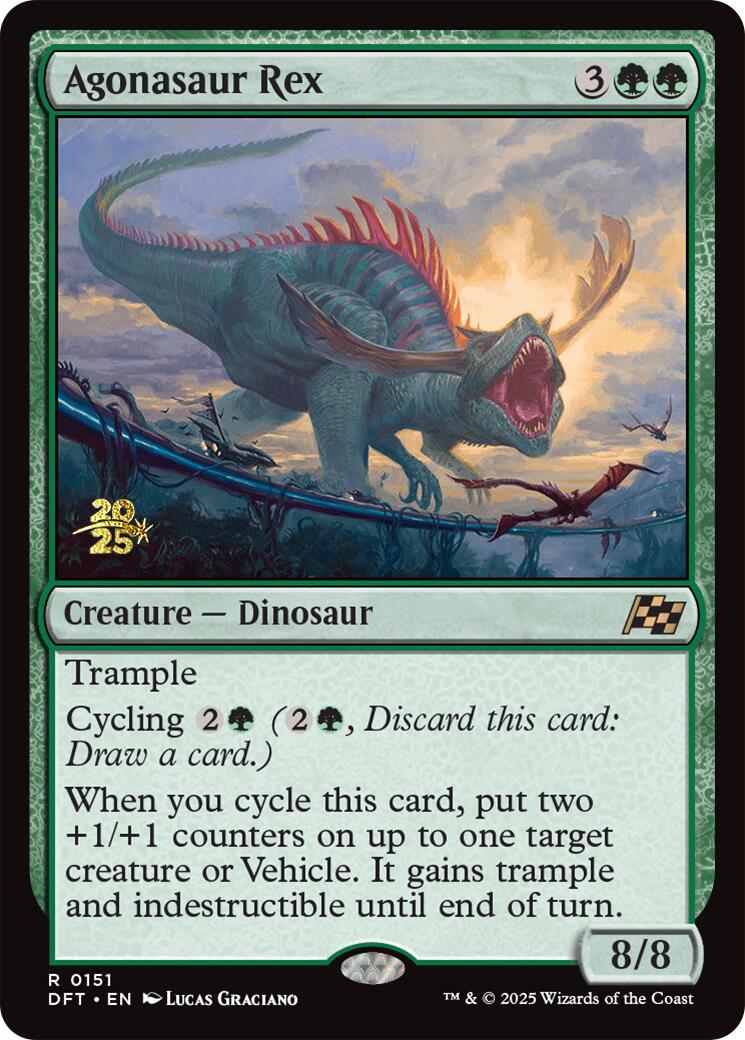 Agonasaur Rex [Aetherdrift Prerelease Promos] - Magic: The Gathering - Card Brawlers | Quebec | Canada |