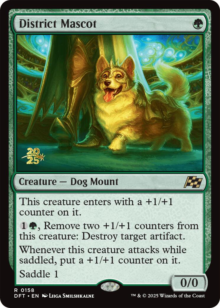 District Mascot [Aetherdrift Prerelease Promos] - Magic: The Gathering - Card Brawlers | Quebec | Canada |