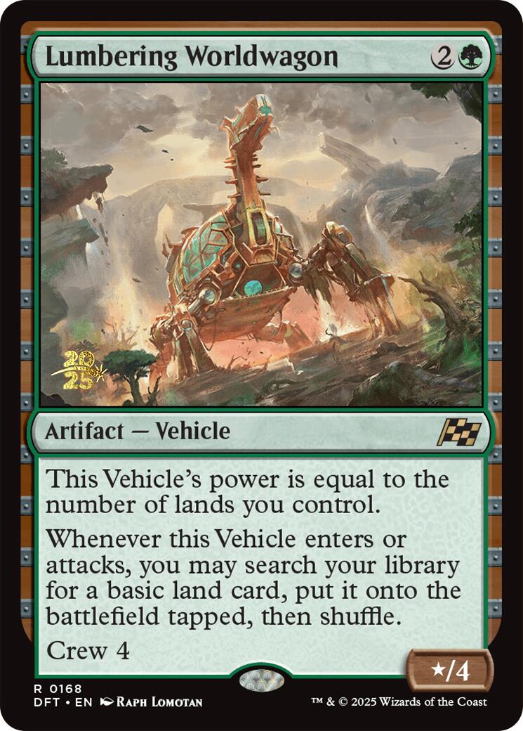 Lumbering Worldwagon [Aetherdrift Prerelease Promos] - Magic: The Gathering - Card Brawlers | Quebec | Canada |