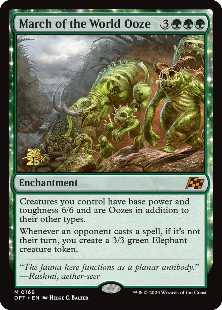 March of the World Ooze [Aetherdrift Prerelease Promos] - Magic: The Gathering - Card Brawlers | Quebec | Canada |