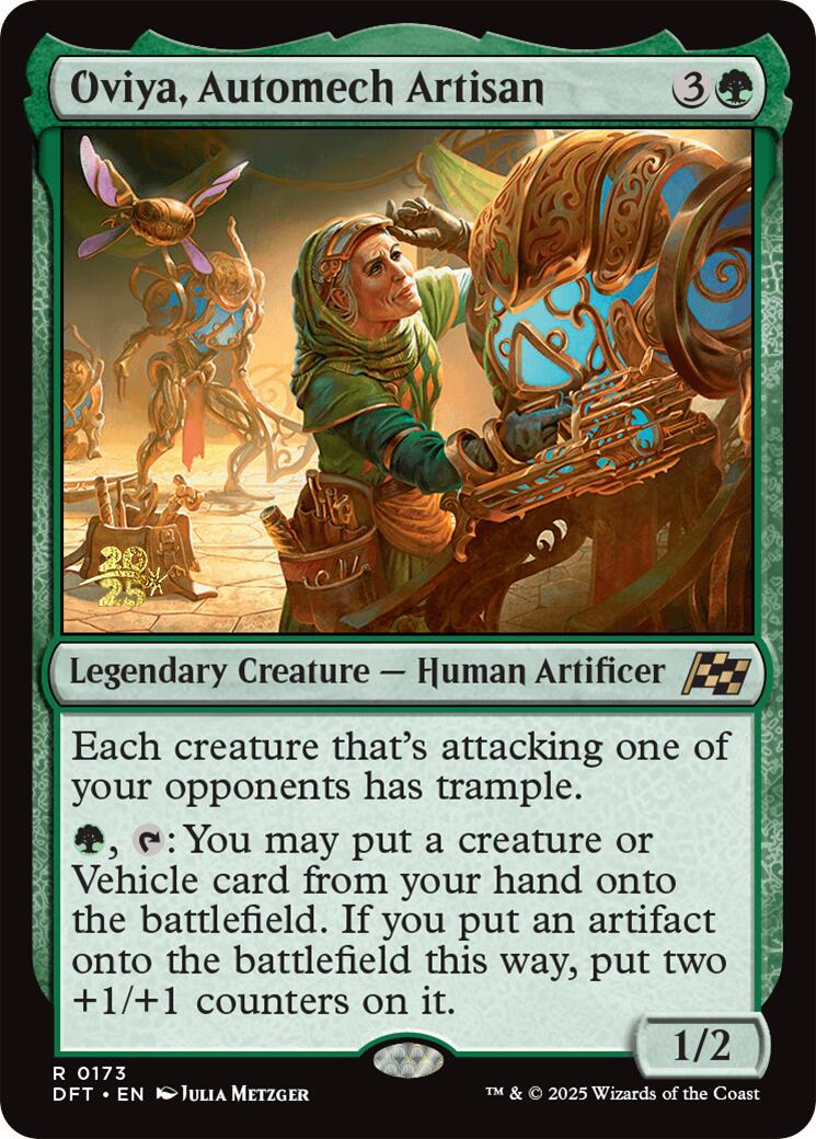 Oviya, Automech Artisan [Aetherdrift Prerelease Promos] - Magic: The Gathering - Card Brawlers | Quebec | Canada |