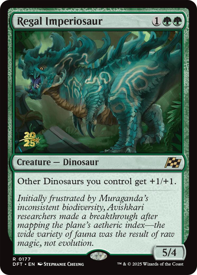Regal Imperiosaur [Aetherdrift Prerelease Promos] - Magic: The Gathering - Card Brawlers | Quebec | Canada |