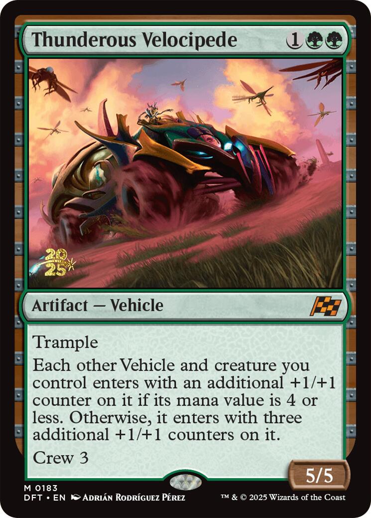 Thunderous Velocipede [Aetherdrift Prerelease Promos] - Magic: The Gathering - Card Brawlers | Quebec | Canada |