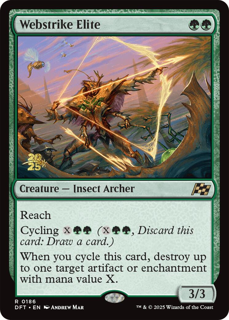 Webstrike Elite [Aetherdrift Prerelease Promos] - Magic: The Gathering - Card Brawlers | Quebec | Canada |