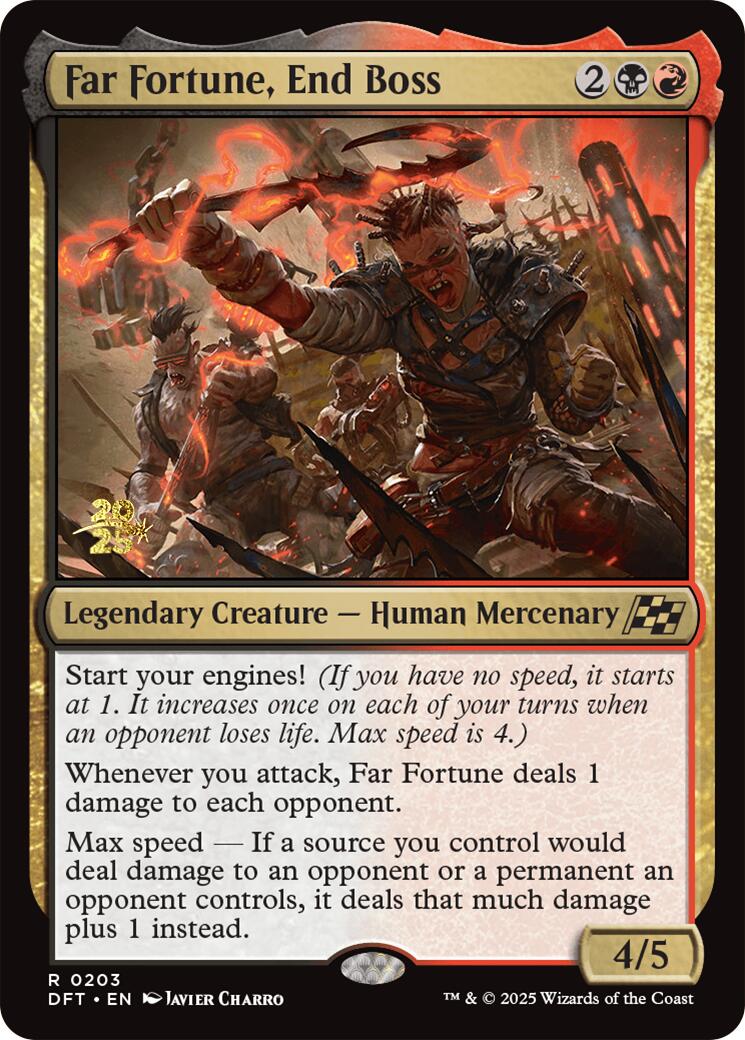 Far fortune, End Boss [Aetherdrift Prerelease Promos] - Magic: The Gathering - Card Brawlers | Quebec | Canada |
