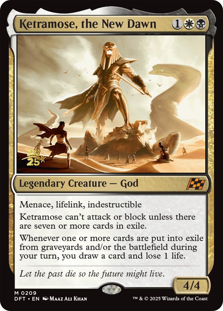 Ketramose, the New Dawn [Aetherdrift Prerelease Promos] - Magic: The Gathering - Card Brawlers | Quebec | Canada |