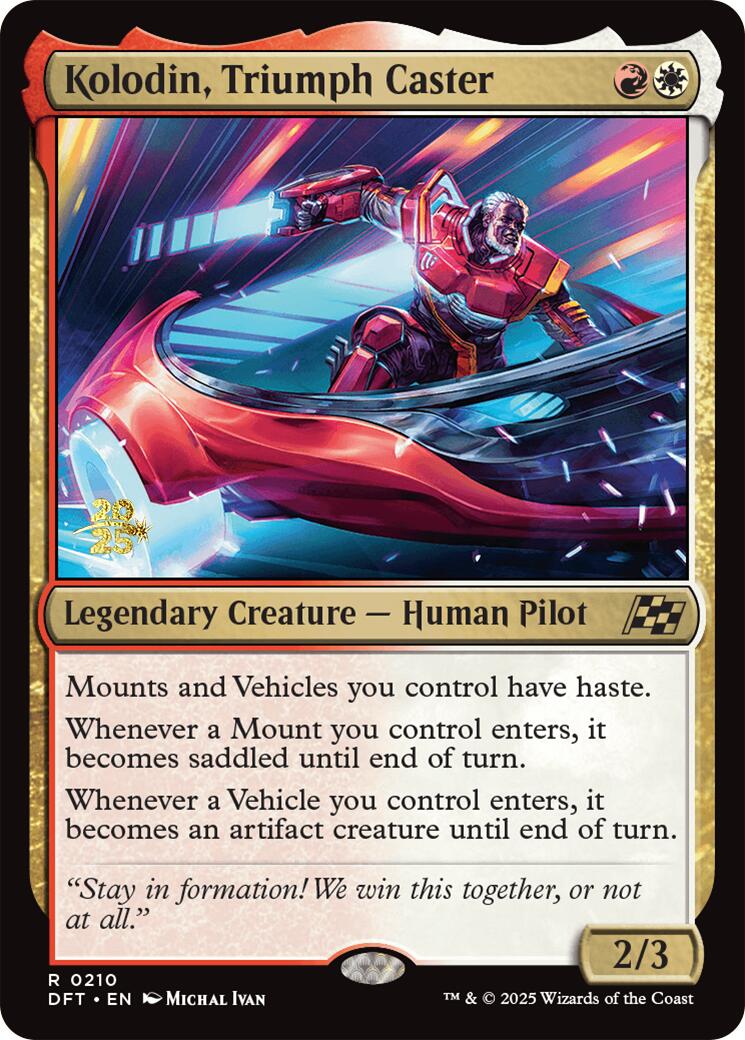 Kolodin, Triumph Caster [Aetherdrift Prerelease Promos] - Magic: The Gathering - Card Brawlers | Quebec | Canada |