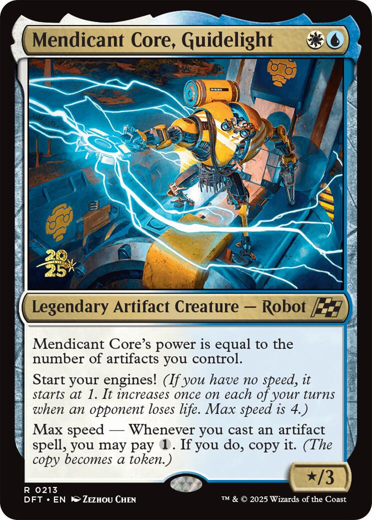 Mendicant Core, Guidelight [Aetherdrift Prerelease Promos] - Magic: The Gathering - Card Brawlers | Quebec | Canada |