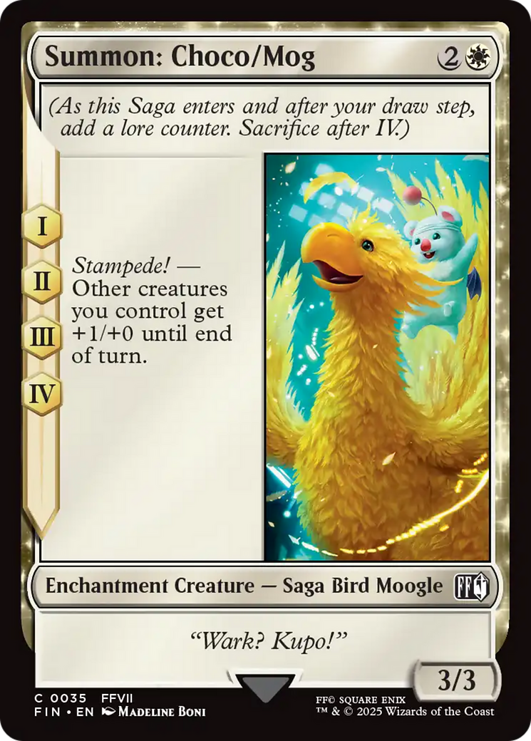 Summon: Choco/Mog [FINAL FANTASY] - Magic: The Gathering - Card Brawlers | Quebec | Canada |