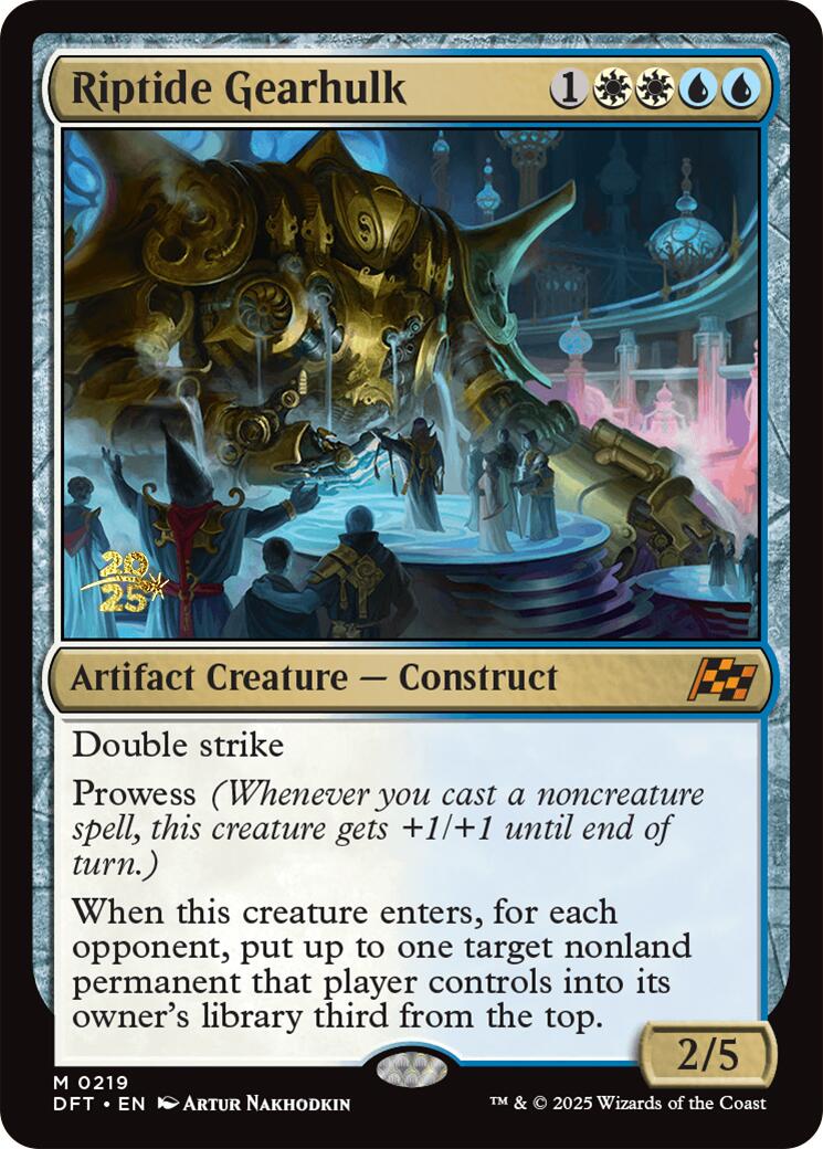 Riptide Gearhulk [Aetherdrift Prerelease Promos] - Magic: The Gathering - Card Brawlers | Quebec | Canada |
