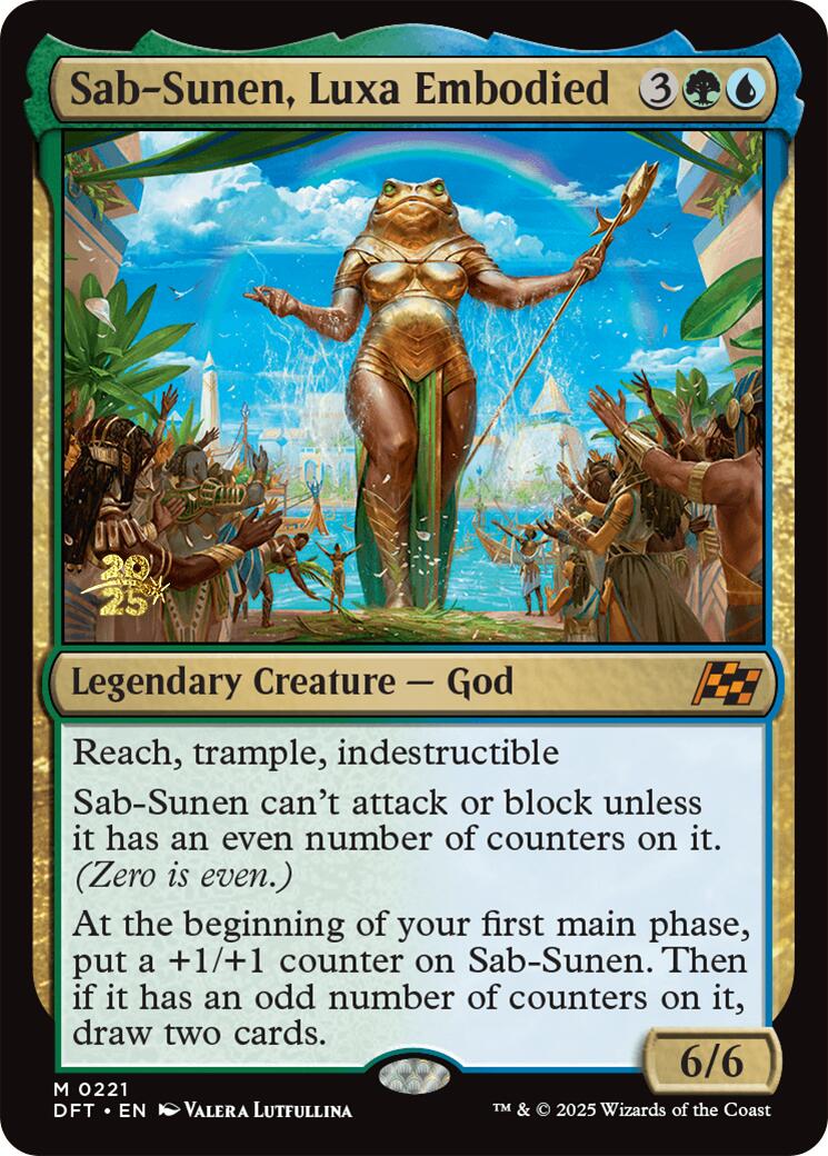 Sab-Sunen, Luxa Embodied [Aetherdrift Prerelease Promos] - Magic: The Gathering - Card Brawlers | Quebec | Canada |