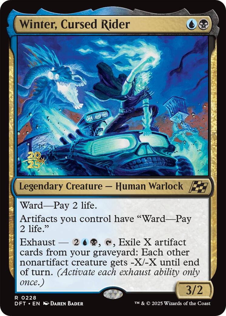 Winter, Cursed Rider [Aetherdrift Prerelease Promos] - Magic: The Gathering - Card Brawlers | Quebec | Canada |