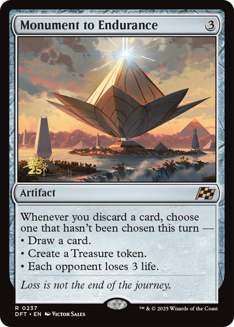 Monument to Endurance [Aetherdrift Prerelease Promos] - Magic: The Gathering - Card Brawlers | Quebec | Canada |
