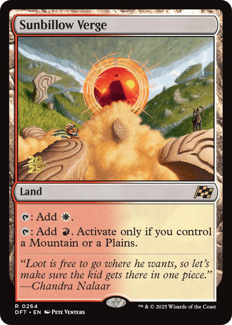 Sunbillow Verge [Aetherdrift Prerelease Promos] - Magic: The Gathering - Card Brawlers | Quebec | Canada |