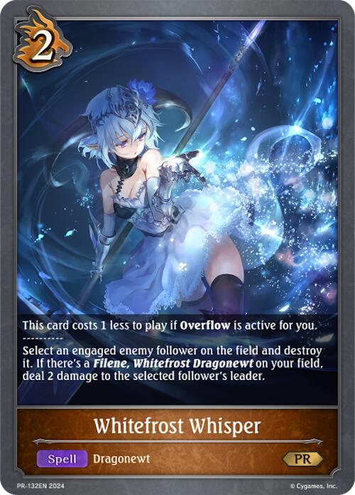 Whitefrost Whisper (PR-132EN) [Promotional Cards] - Bushiroad - Card Brawlers | Quebec | Canada |
