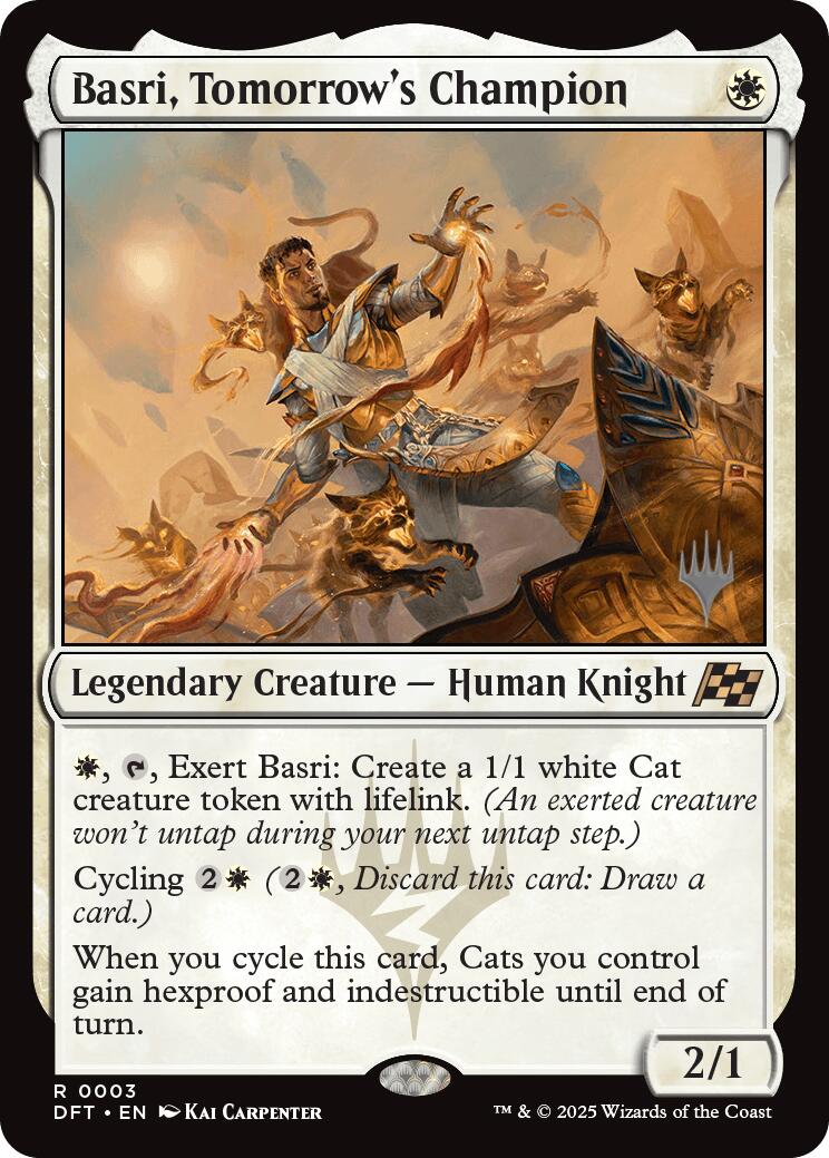 Basri, Tomorrow's Champion (Promo Pack) [Aetherdrift Promos] - Magic: The Gathering - Card Brawlers | Quebec | Canada |