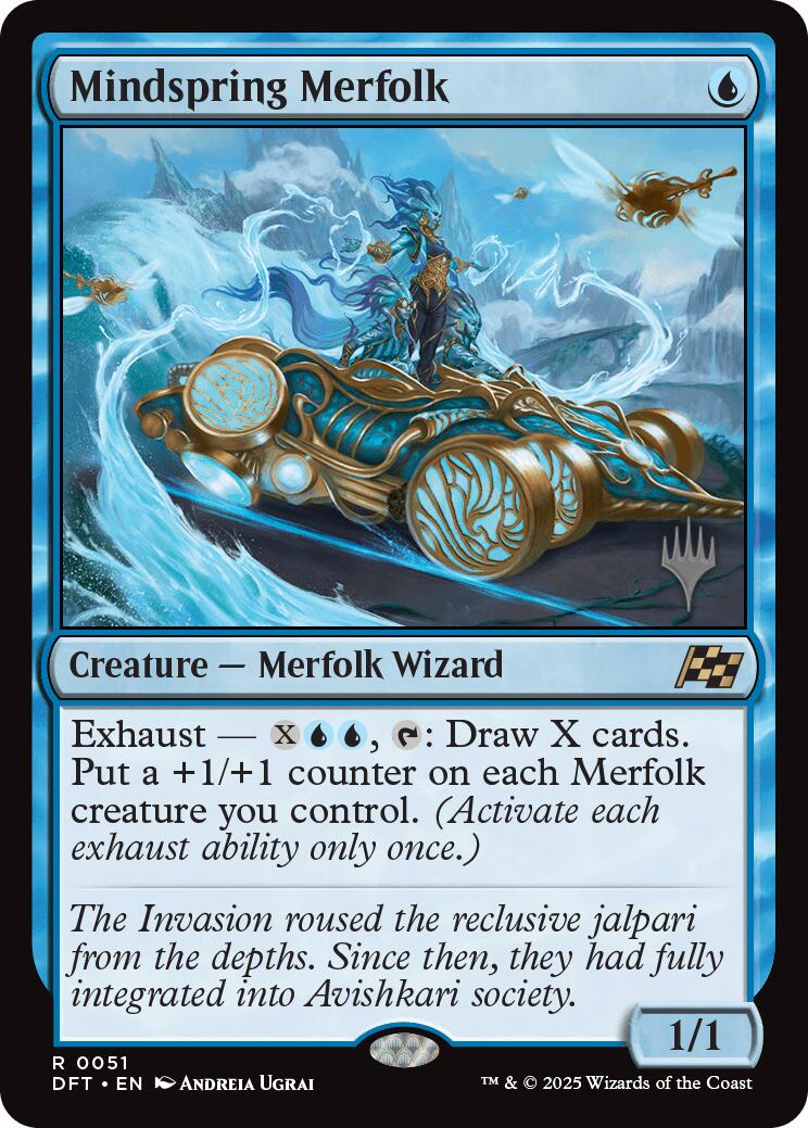 Mindspring Merfolk (Promo Pack) [Aetherdrift Promos] - Magic: The Gathering - Card Brawlers | Quebec | Canada |