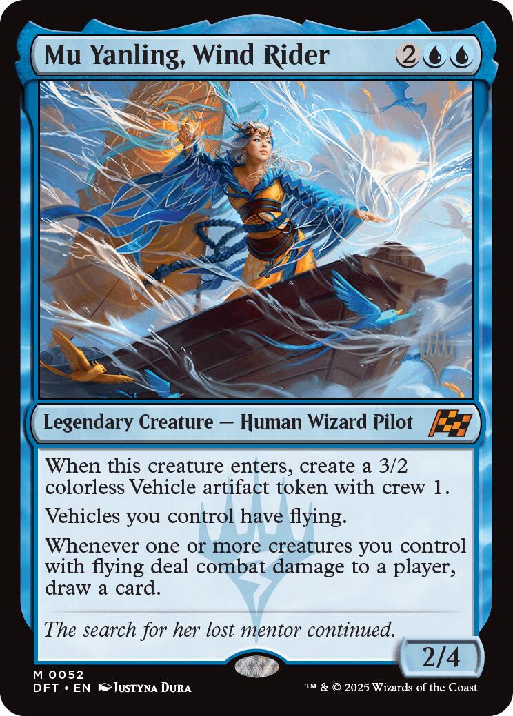 Mu Yanling, Wind Rider (Promo Pack) [Aetherdrift Promos] - Magic: The Gathering - Card Brawlers | Quebec | Canada |