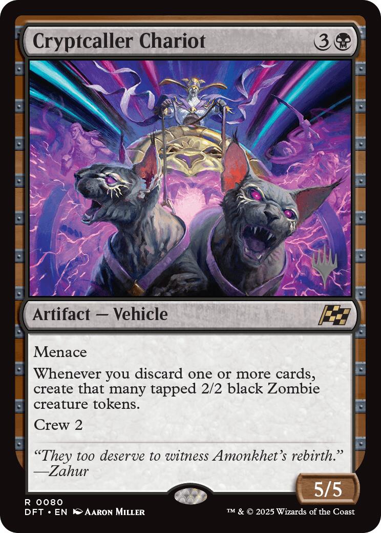 Cryptcaller Chariot (Promo Pack) [Aetherdrift Promos] - Magic: The Gathering - Card Brawlers | Quebec | Canada |